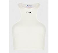 Off-White Basic Ribbed Rowing Top White - IT36