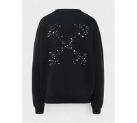 Off-White Bling Stars Arrow Regular Crewneck Black - Womens - XS