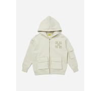 Off-White Boys Arrow Cargo Zip Up Top in Beige - Beige - 4 Yrs
