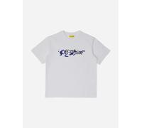 Off-White Boys Big Bookish Splat Ink T-Shirt in White - White - 8 Yrs