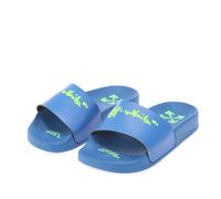 Off-White Boys Boy's Off White Pool Sliders in Blue green Rubber - Size UK 1