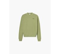 Off-white C/o Virgil Abloh Mens Four Leaf Clover Arrow Brand-print Relaxed-fit Cotton-jersey Sweatshirt L