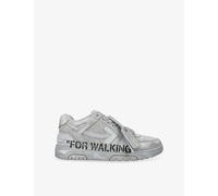 Off-White C/O Virgil Abloh Mens Off-White C/O Virgil Abloh Ooo For Walking Leather Trainers Grey Eur 40 / 6 UK Men