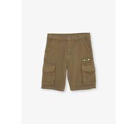Off-White C/O Virgil Abloh Off-White C/O Virgil Abloh Logo-Patch Cotton Cargo Shorts 8-12 Years Martini Olive 8 Years