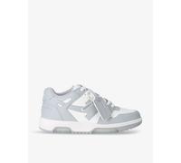 Off-White C/O Virgil Abloh Off-White C/O Virgil Abloh Out Of Office Leather Low-Top Trainers Grey Eur 39 / 5 UK Men