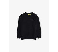 Off-White C/O Virgil Abloh Off-White C/O Virgil Abloh Scribble Crewneck Cotton-Jersey Sweatshirt 4-12 Black 12 Years