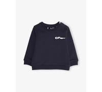 Off-White C/O Virgil Abloh Off-White C/O Virgil Abloh Type Logo-Print Crewneck Cotton-Jersey Sweatshirt 6-36 Months Seaborne 36 Months