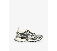 Off-White C/O Virgil Abloh Womens Off-White C/O Virgil Abloh Be Right Back Woven Trainers Beige Comb Eur 39 / 6 UK Women