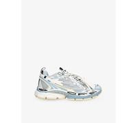 Off-White C/O Virgil Abloh Womens Off-White C/O Virgil Abloh Be Right Back Woven Trainers Pale Blue Eur 42/ 9 UK Women