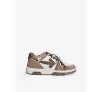 Off-White C/O Virgil Abloh Womens Off-White C/O Virgil Abloh Out Of Office Suede Trainers Beige Comb Eur 41 / 8 UK Women