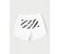 Off-White Caravaggio Diag Stripe Shorts White - M