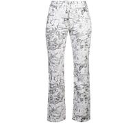 Off-White cartoon-printed straight jeans 28