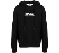Off-White Chunky Logo Slim Fit Hoodie - Black - XL