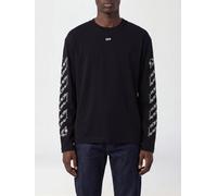 Off-White Cotton Long-Sleeved T-shirt with Rear Arrow Logo - Size: M - male
