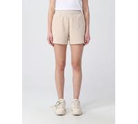 Off-White Cotton Shorts with Jacquard Monogram and an Elasticated Waistband - Size: M - female