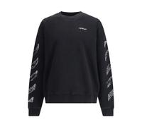 Off-White crew-neck scribble diag sweater - Black M-L
