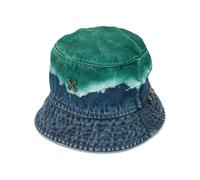 Off-White denim acid dip bucket hat - 4510 DARK BLUE GREEN BLACK One Size