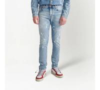 Off-White Diag Outline Print Vintage Men's Jeans - Blue - 32L - W32 - W32