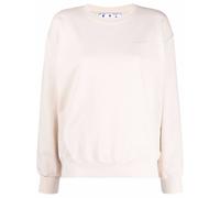 Off-White Diag Regular Crewneck Beige Sweatshirt White
