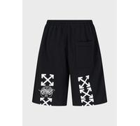Off-White Exactly The Opposite Arrow Skate Sweatshorts Black - Mens - M