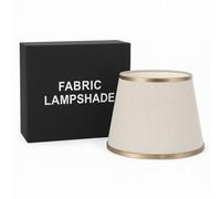 Off White Fabric Lampshade 22Cm Empire Coolie Light Shade For Ceiling & Table Lamps