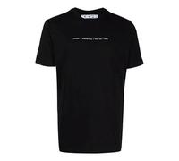 Off-White FW21 Arrow Pattern Alphabet Solid Color Short Sleeve Version Black OMAA027F21JER0101084 M