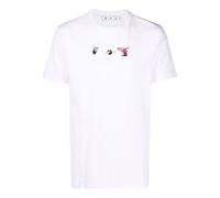Off-White FW21 Arrow Pattern Short Sleeve Version White OMAA027F21JER0170132 XS