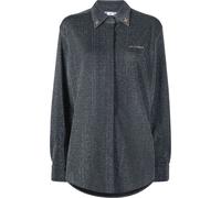 Off-White glitter Arrow plaque shirt - Black 40-42-44
