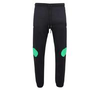 Off-White Green Diag Outline Design Cuffed Sweatpants - Black - XL