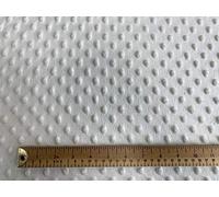 Off White Ivory Super Soft Dimple Fleece Dot Popcorn Cuddle Fabric 150 cm Wide PER METRE