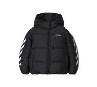 Off-White Kids Bookish logo-print puffer jacket - Black 6