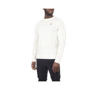 (Off White, L) BRAVE SOUL Mens Jumper Knitted Cardigan