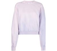 Off-White Women's Purple Laundry Crop Sweatshirt | Size: XS