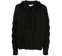 Off-White Mens 3D Diag Knit Black Hoodie Cotton - Size Small