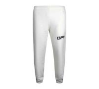 Off-White Mens Airport Logo Taped Jogging Bottoms - White - White - XL