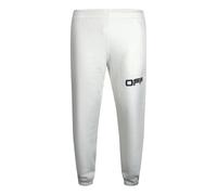 Off-White Men's Airport Tape Logo White Sweatpants | Size: Large Off-White White L