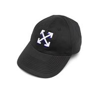 Off-White Mens Arrow Baseball Cap in Black Cotton - One Size