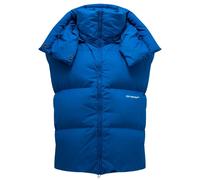 Off-White Mens Bouce Hooded Gilet Peacock Blue Down Jacket - Size Medium