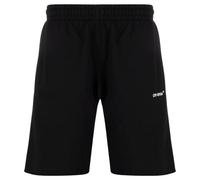 Off-White Mens Caravaggio Diag Sweatshort Black Cotton - Size X-Large