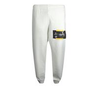 Off-White Mens Caravaggio Painting Logo Jogging Bottoms - White/Yellow - M - White/Yellow - 100% Cotton