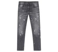 Off-White Mens Diag Outline Paint Vintage Grey Jeans Cotton - Size 30W/32L