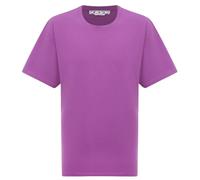 Off-White Mens Diag Tab Oversized Fit Purple T-Shirt Cotton - Size Large