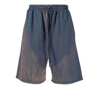 Off-White Mens Diag Tab Skate Vintage Sweat Shorts - Navy Blue - L - Navy Blue - 100% Cotton