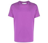 Off-White Men's Diag Tab Slim Fit Orchird Purple T-Shirt in White | Size: 2XS Off-White White 2XS