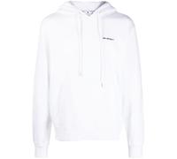 Off-White Mens Diag Wave Outline White Hoodie - Size 2XL