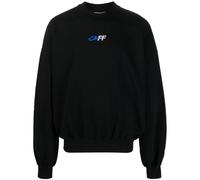 Off-White Mens Exact Opposite Boxy Fit Black Sweatshirt - Size 2XS
