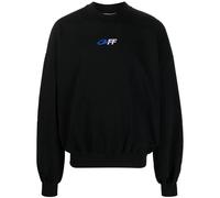 Off-White Men's Exact Opposite Boxy Fit Black Sweatshirt | Size: Medium Off-White Black M