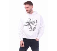 OFF-WHITE Men's Graffiti Freest Skate Hoodie - White/Multi