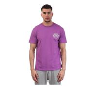 Off White Mens Hand Arrow Slim T-ShirtS Purple/White GT11534
