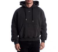 Off-White Mens Hoodie OMBB118C99FLE0021077 - Grey - Size X-Small